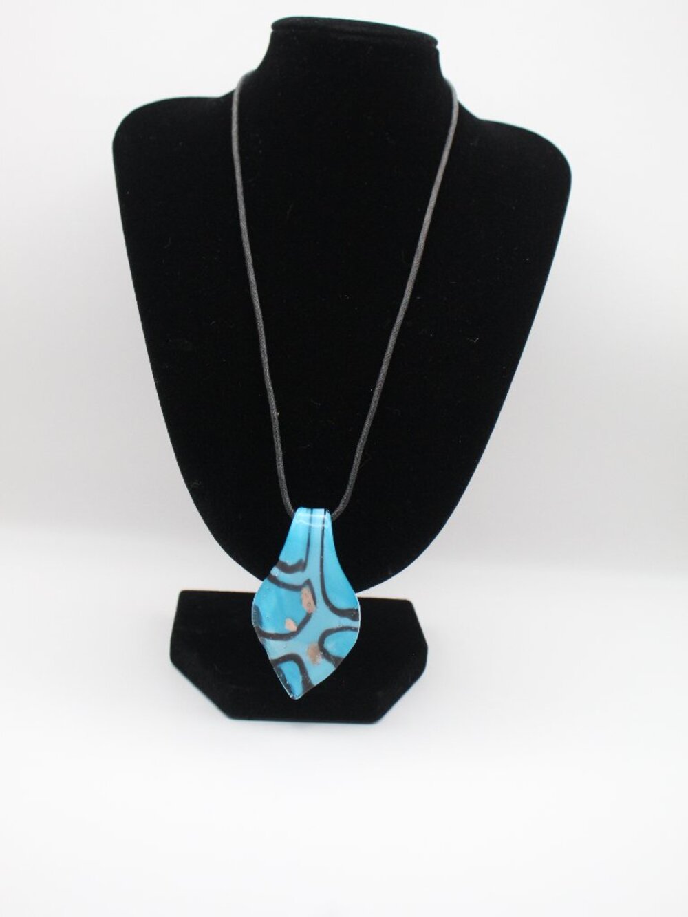 Murano Glass Leaf Necklace